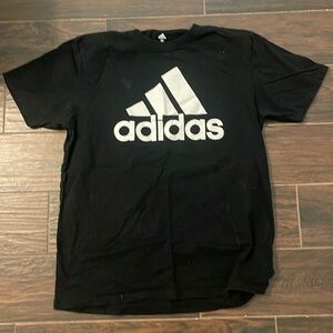 Adidas black t-shirt x large good condition